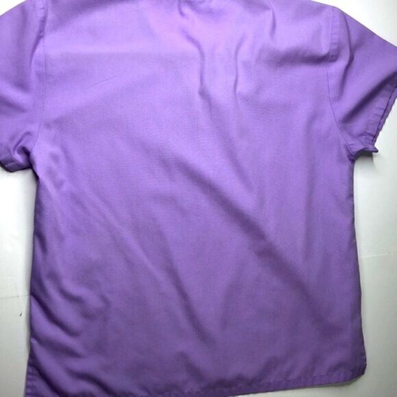 Cherokee Workwear Authentic Scrubs Scrub Top, Short Sleeve Lavender, Size (XS) - Picture 5 of 7
